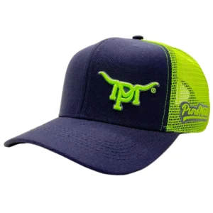 Boné Puro Mato Longhorn Chumbo e Verde Limão