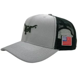 Boné Puro Mato Longhorn Cinza e Verde Musgo