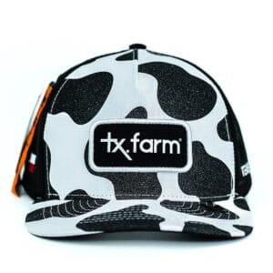 Boné Texas Farm Ranch Fire Branco/Preto