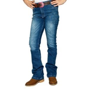 Calça Jeans Infantil Feminina Red Horse Strass Estrelas