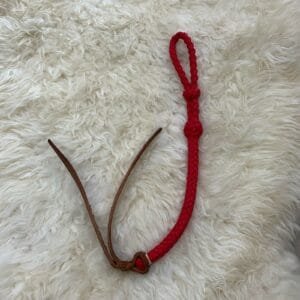 Reio De Nylon Chicote Boots Horse - Vermelho