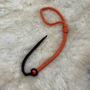 Reio De Nylon Chicote Boots Horse - Laranja