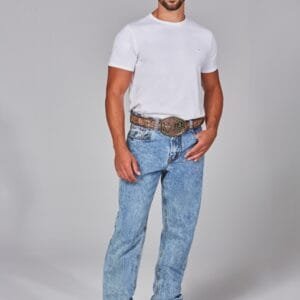 Calca Jeans Masculina All Hunter Relaxed Fit Hiper Stone