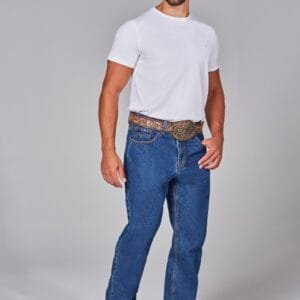 Calca Jeans Masculina All Hunter Relaxed Fit Stone