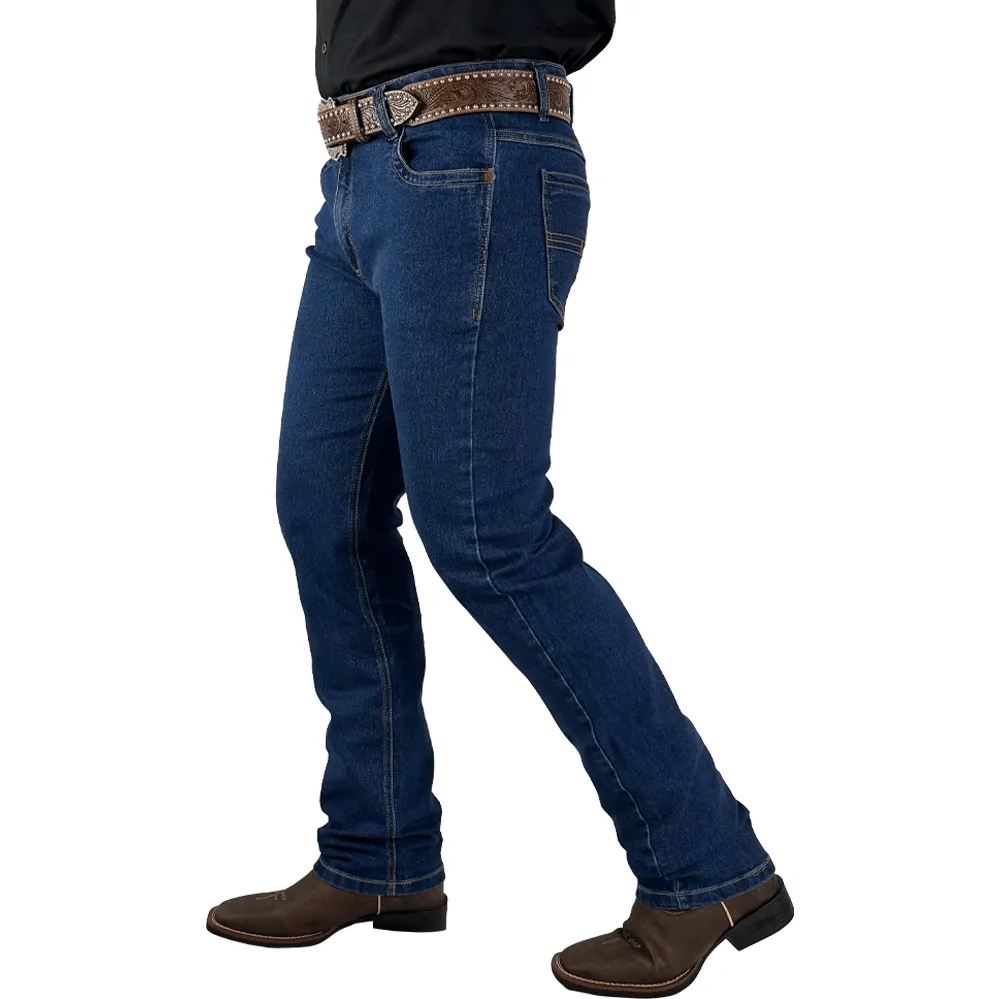 Calça Jeans Puro Mato Relaxed c/ lycra Destroy Escuro 5119 - Imagem 2