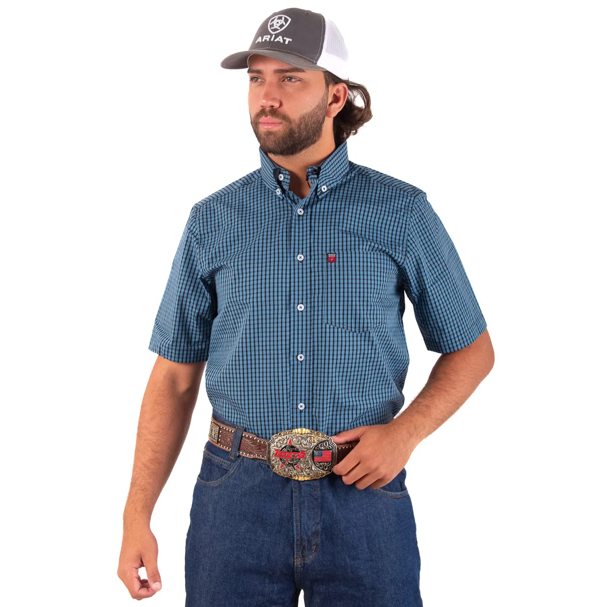 Camisa Masculina Os Vaqueiros Mc V19-7001XP Ref 7002A